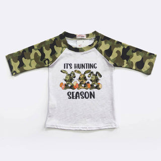 Boys Hunting Season Raglan