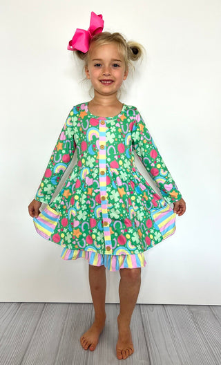 Girls Lucky Charm Dress