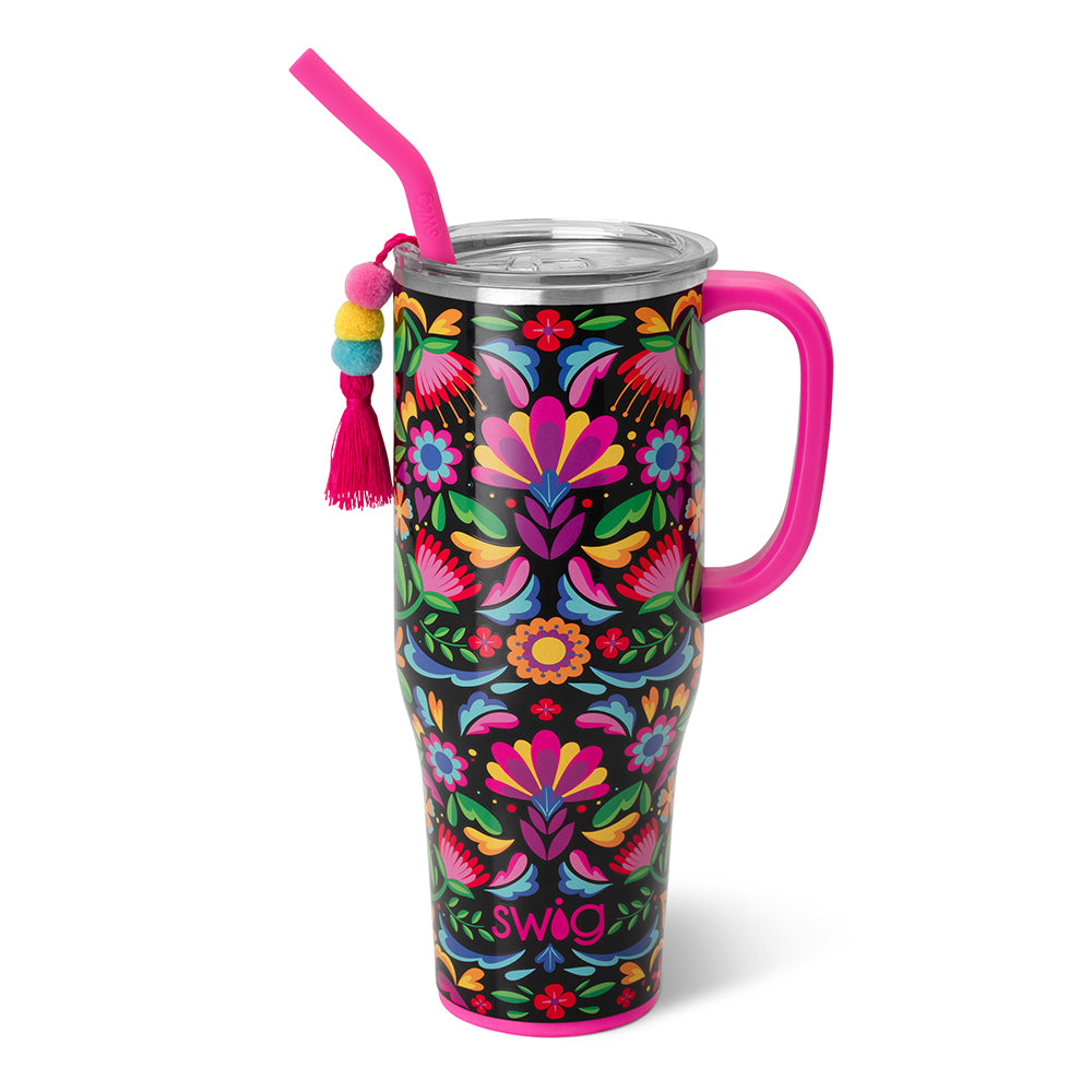 Swig Stainless Steel Insulated 40oz Tumbler Fanzone Colors Triple
