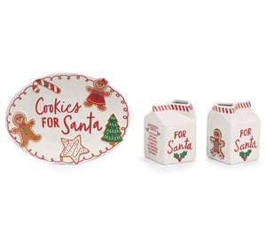 Cookies/ Milk For Santa Gift Set