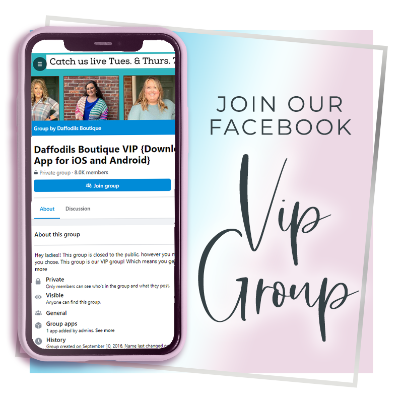 Join our Facebook VIP group