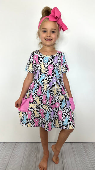 Girls Leo Peeps Dress