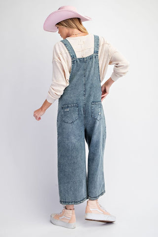 Rustic Charm Denim Overalls