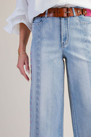 Fashion Forward Embroidered Jeans