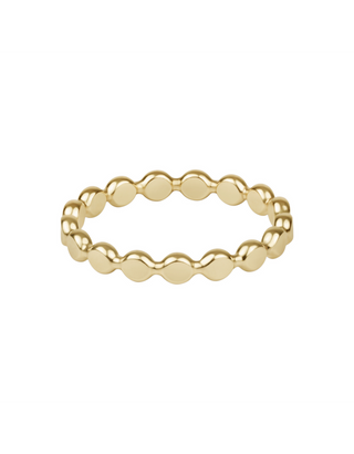 Enewton Classic Gold 2.5 Beaded Disc Ring