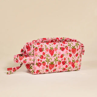 Essentials Quilted Cosmetic Strawberry Fields