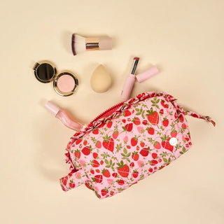 Essentials Quilted Cosmetic Strawberry Fields
