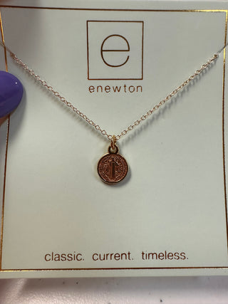 Enewton 16" Necklace Gold Blessing Small Gold Disc