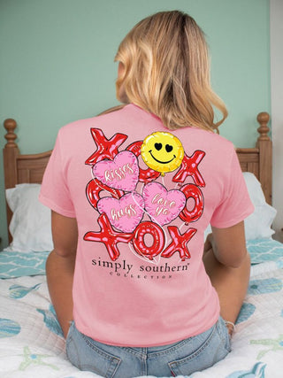 Simply Southern SS XOXO Balloons Tee