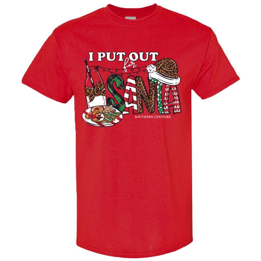 I Put Out for Santa Front Graphic