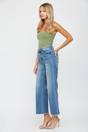 Mica Denim Festival Stretch HR Wide Leg Jean