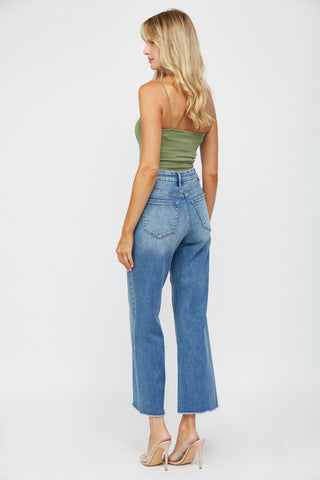 Mica Denim Festival Stretch HR Wide Leg Jean