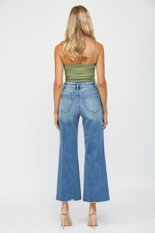 Mica Denim Festival Stretch HR Wide Leg Jean