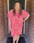 Penny Busy Bee Coral Dress