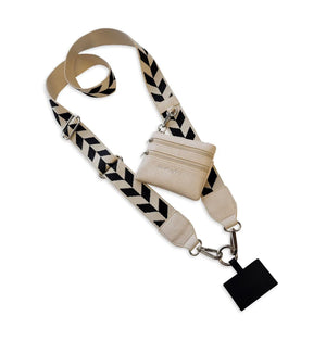 Clip & Go Printed Strap With Pouch