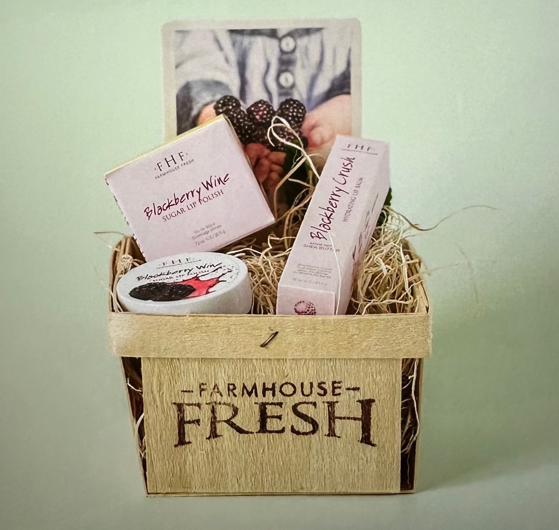 Farmhouse Fresh Blackberry Lip Gift Basket