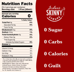 Skinny Mix Sugar Free Candy Apple Flavor Infusion Syrup