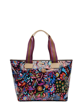 Consuela Zipper Tote Sophie Black Swirly