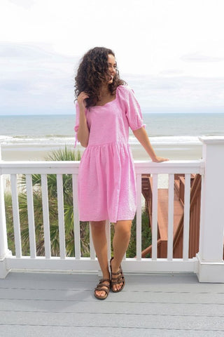 Simply Southern Eyelet Dress Pink