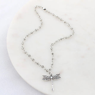 16" Dragonfly Key Necklace