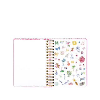 Lilly Pulitzer Large Agenda: Conch Shell Pink Burst of Joy 2026/2027