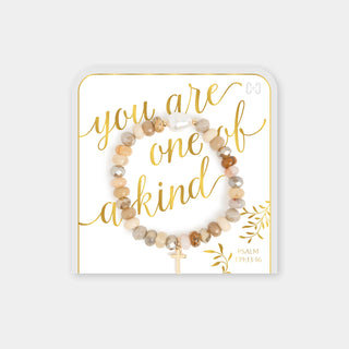 Light Neutral You Are One Of A Kind Bracelet