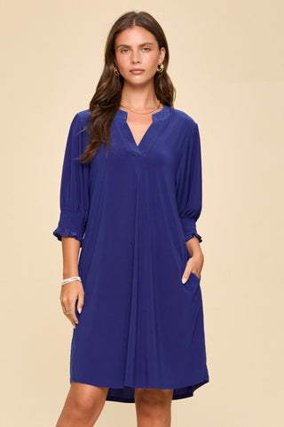 Dear Scarlett Lizzy Petal Smocked Sleeve Dress