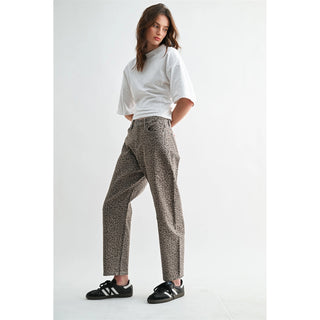 Mica Denim High Rise Straight Tummy Tuck Ankle Barrel Jeans