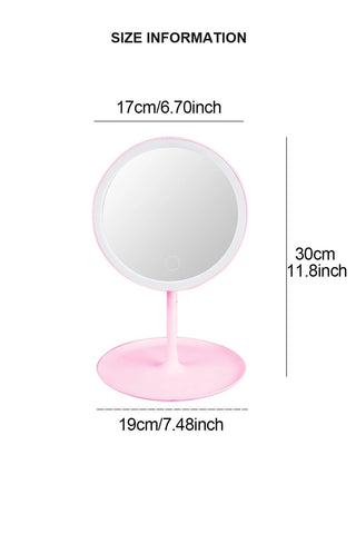 Magnifying LED Makeup Vanity Mirror