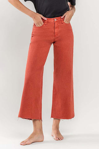 Vervet Jeans Bossa Nova HR Crop Wide Leg