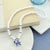 Kentucky Pearl & Crystal Logo Necklace