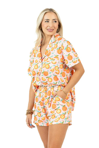 Sweet Orange Loungewear Set