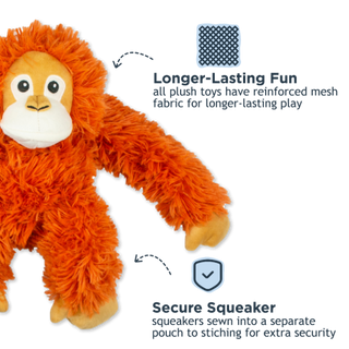Rope Body Orangutan Dog Toy