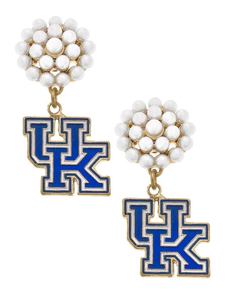 Kentucky Pearl Cluster Earrings