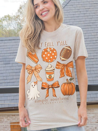 Simply Southern SS Pie Oat Heather Tee