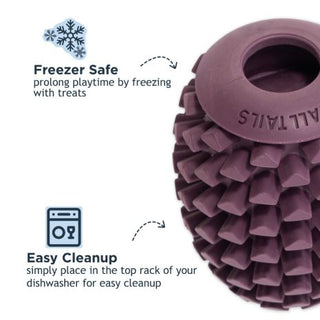 Rubber Pinecone Reward Dog Toy