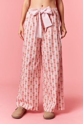 Pink Toy Soldier Cotton PJ Pants