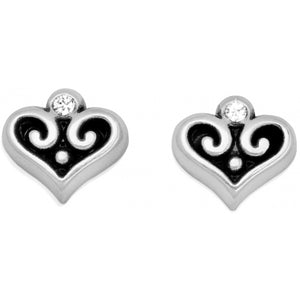 Alcazar Heart Mini Post Earring