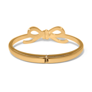 Brighton Illumina Bow Gold Hinge Bangle