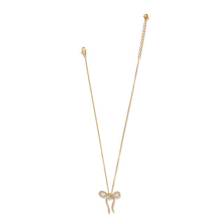 Brighton Illumina Bow Gold Necklace