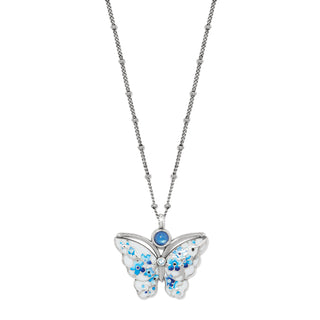Brighton Kyoto in Bloom Indigo Petite Butterfly Necklace