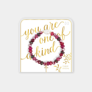 Red You Are One Of A Kind Bracelet