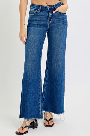 Risen Jeans Tummy Control High Rise Wide Jeans