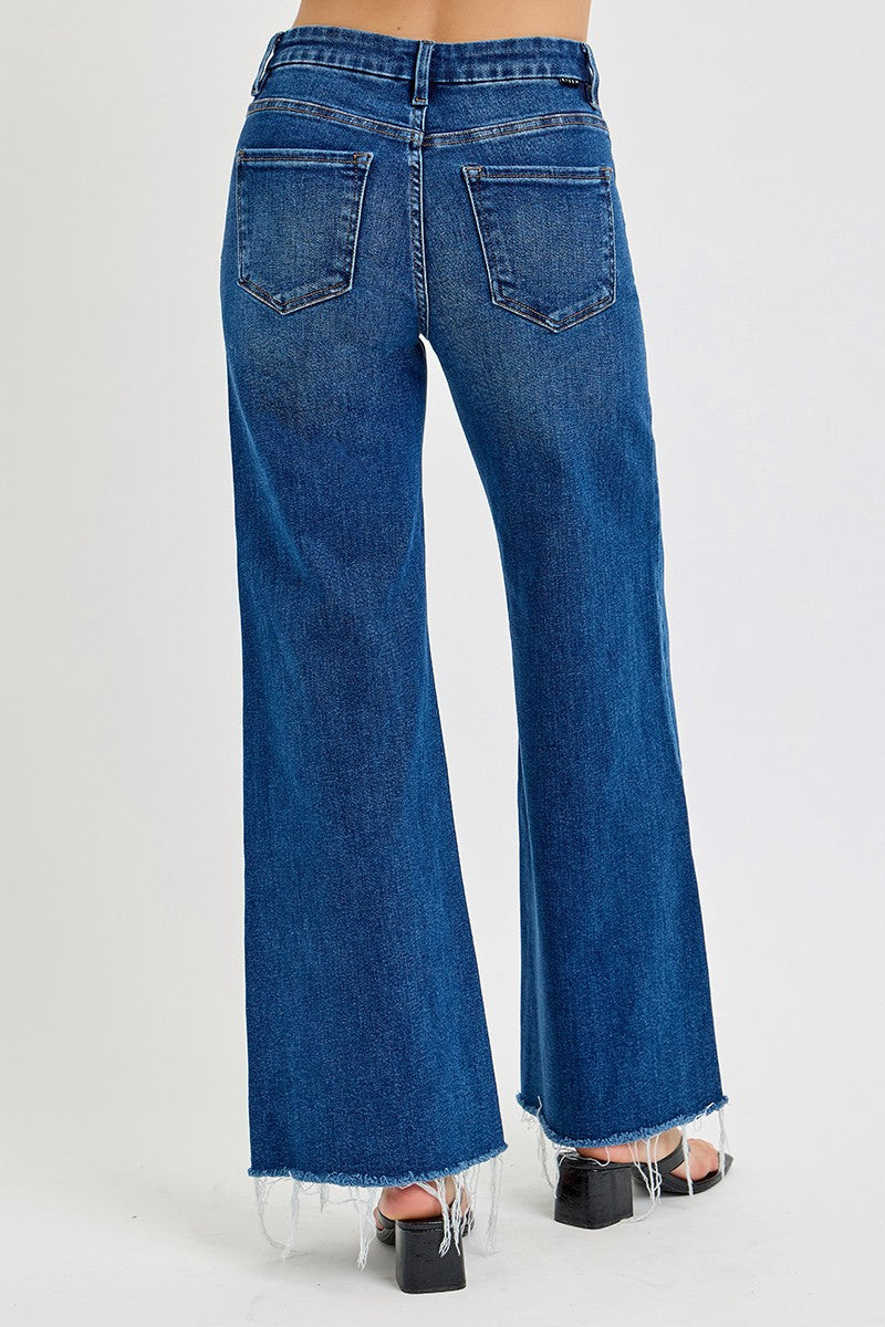 Risen Jeans Tummy Control High Rise Wide Jeans