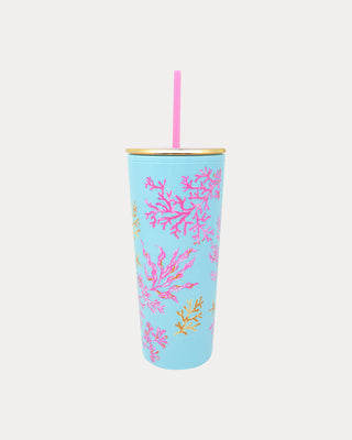 Lilly Pulitzer Royal Coral 24oz Tumbler