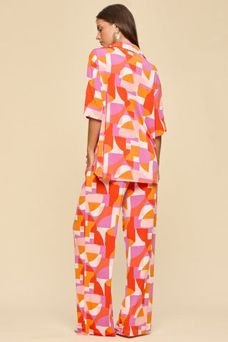 Dear Scarlett Red Pink Ocean Tide Set