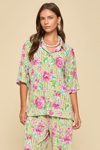 Dear Scarlett Lime Pink Ocean Tide Set