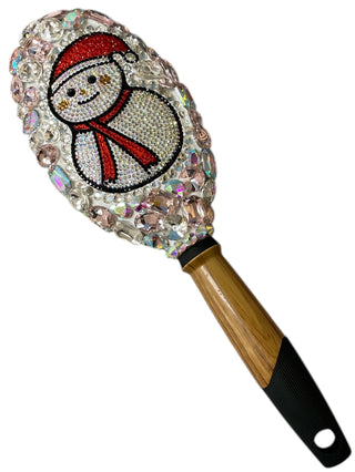 Blingy Snowman Hair Brush