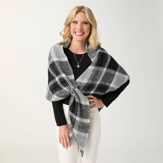 Soren Triangle Scarf - Grey