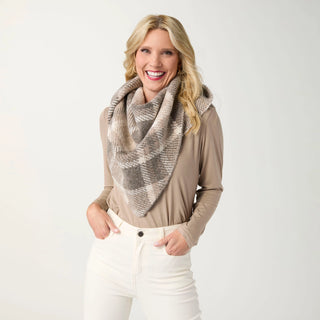 Soren Triangle Scarf - Tan